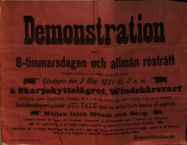 Affisch 1891-05-03