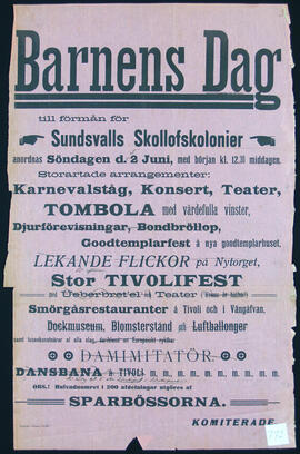 Affisch nr 0772, Barnens Dag