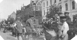 Fotografi, Motorcykeltävling, Sundsvall, 1920-07-04