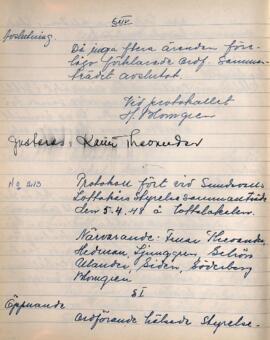 Styrelseprotokoll 1948-04-05