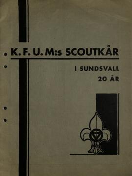 Historik - KFUM_s scoutkår i Sundsvall 20 år 1931