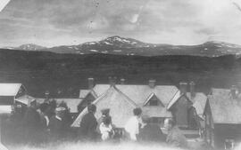 Fotografi, Sällskap i samband med bilutflykt, Jämtland, 1919-07-10