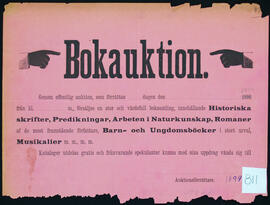 Affisch nr 0811, auktion