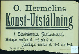 Affisch nr 0900, utställning