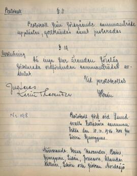 Styrelseprotokoll 1946-10-10