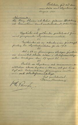 Styrelseprotokoll 1920-04-23