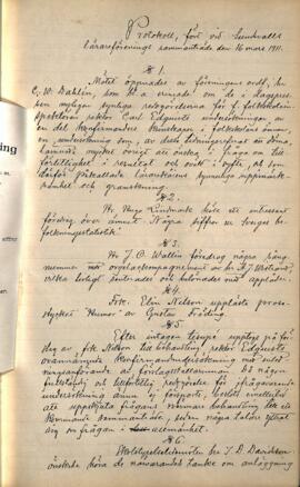 Protokoll 1911-03-16