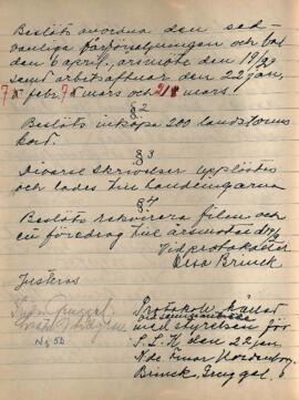 Styrelseprotokoll 1935-01-22