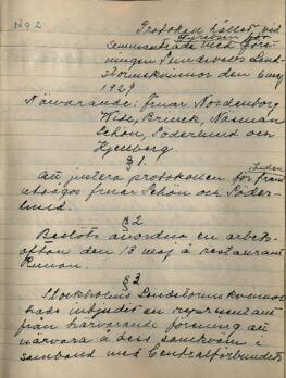 Styrelseprotokoll 1929-05-06