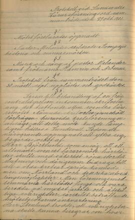 Protokoll 1901-10-29