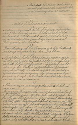 Protokoll 1901-11-29