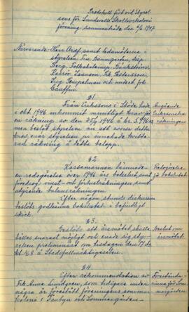 Styrelseprotokoll 1947-06-06