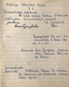 Styrelseprotokoll 1944-04-18