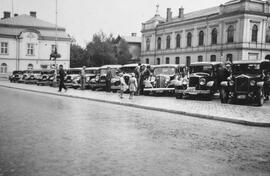 Fotografi, Parkerade bilar, Medelpad, 1930-1950-tal