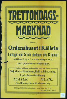 Affisch nr 1406, marknad