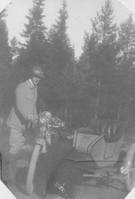 Fotografi, Försökstävlan på motorcykel, Årskogen, 1919-09-21