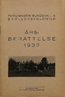 Års- och revisionsberättelse 1937
