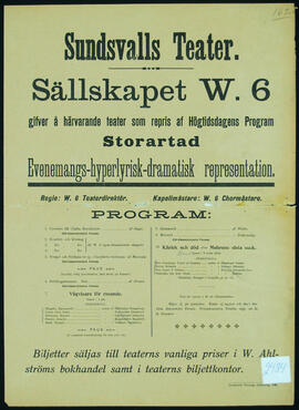 Affisch nr 2484, teater