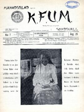 Månadsblad, K.F.U.M i Sundsvall, Nr 7, 1929