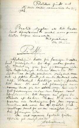 Styrelseprotokoll 1906-08-21