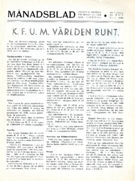 Månadsblad, K.F.U.M i Sundsvall, Nr 7, 1940