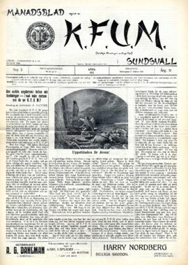 Månadsblad, K.F.U.M i Sundsvall, Nr 3, 1915
