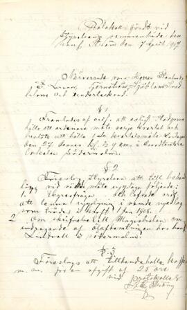 Styrelseprotokoll 1907-04-17