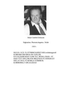 Transkribering, Intervju med Johan Gottfrid Eriksson, Stöde, Band 225, 2002-01-04