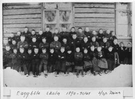 Fotografi, Baggböle sockenskola i Njurunda, 1890-tal
