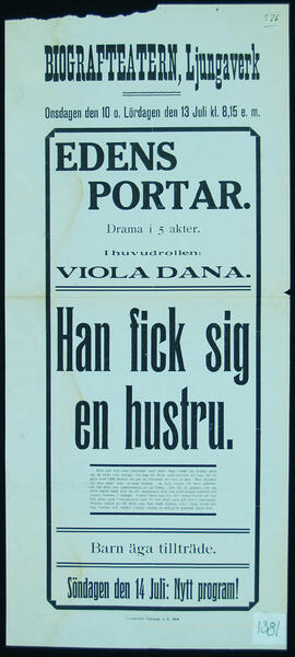 Affisch nr 1381, film