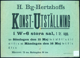 Affisch nr 2492, utställning
