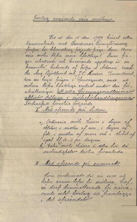 Förslag angående möten 1900-12-15