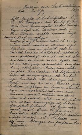 Protokoll 1892-12-14