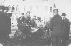 Fotografi, Försökstävlan på motorcykel, Sundsvall, 1919-09-21