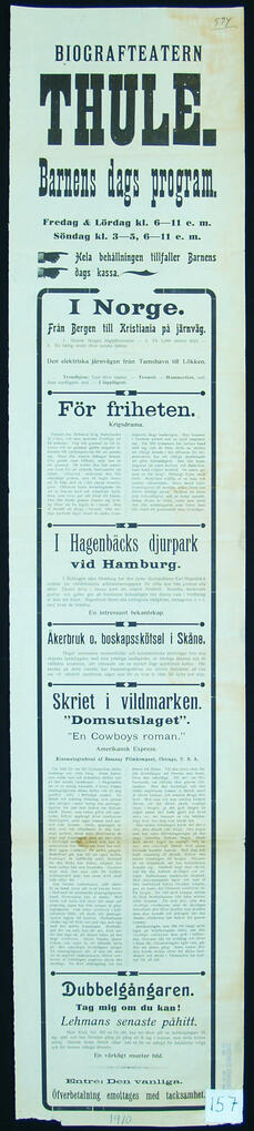Affisch nr 0157, film