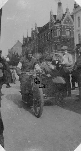 Fotografi, Motorcykeltävling, Sundsvall, 1920-07-04