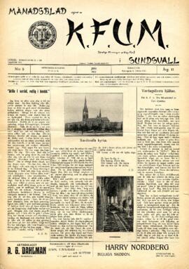 Månadsblad, K.F.U.M i Sundsvall, Nr 5, 1915