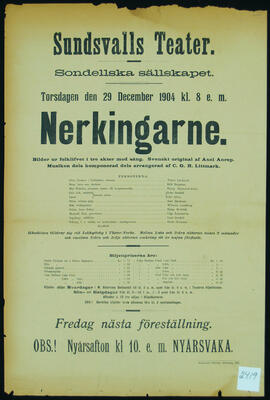 Affisch nr 2419, teater