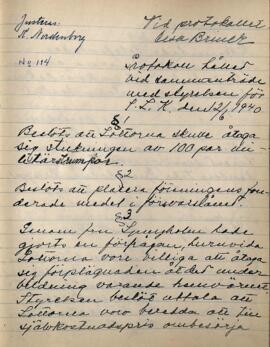 Styrelseprotokoll 1940-06-12