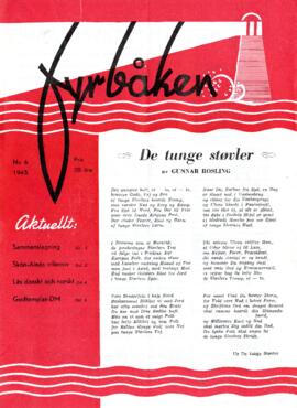 Distriktstidning, Fyrbåken Nr 6, 1945