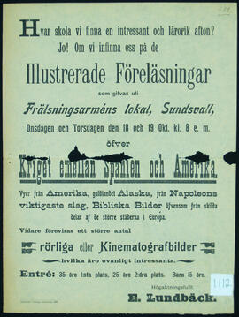 Affisch nr 1112, föreläsning