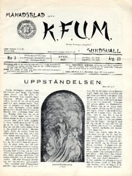 Månadsblad, K.F.U.M i Sundsvall, Nr 3, 1927