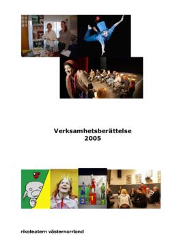 Verksamhetsberättelse 2005
