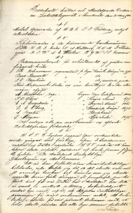 Protokoll, Medelpads distriktsloge av IOGT, 1886