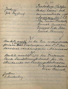 Styrelseprotokoll 1937-10-19