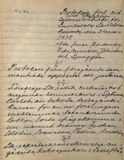 Styrelseprotokoll 1938-03-24