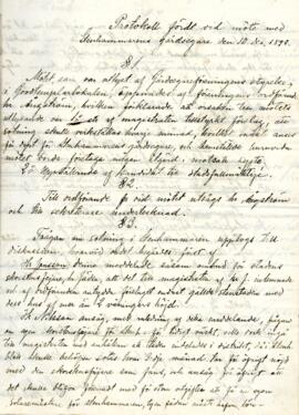 Sammanträdesprotokoll 1898-12-10