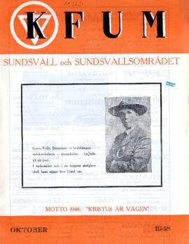 Månadsblad, K.F.U.M i Sundsvall, Nr 6, 1948