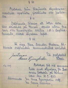Styrelseprotokoll 1943-09-21