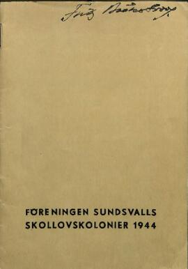Års- och revisionsberättelse 1944